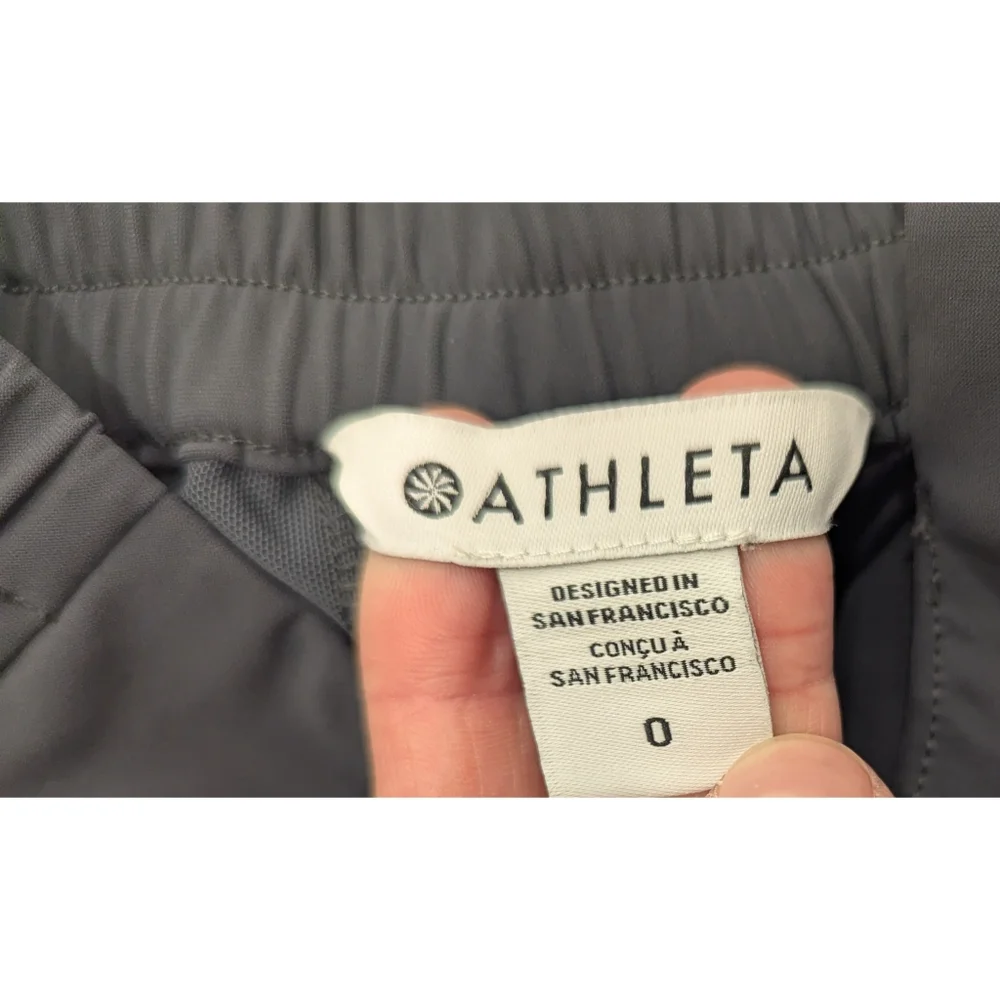 Athleta Pinnacle High Rise Trousers In Charcoal Size 0 - Picture 7 of 9